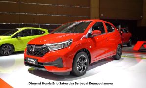 Dimensi Honda Brio Satya