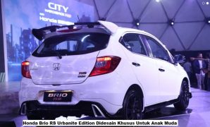 Honda Brio RS Urbanite Edition Didesain Khusus Untuk Anak Muda