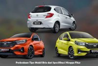 Perbedaan Tipe Mobil Brio